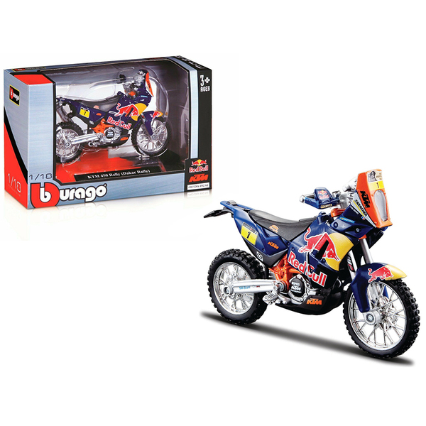 Bburago KTM 450 Rally Dakar Motorcycle Model