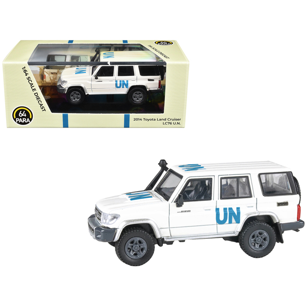 Paragon 1/64 Toyota Land Cruiser LC76 "UN" - White