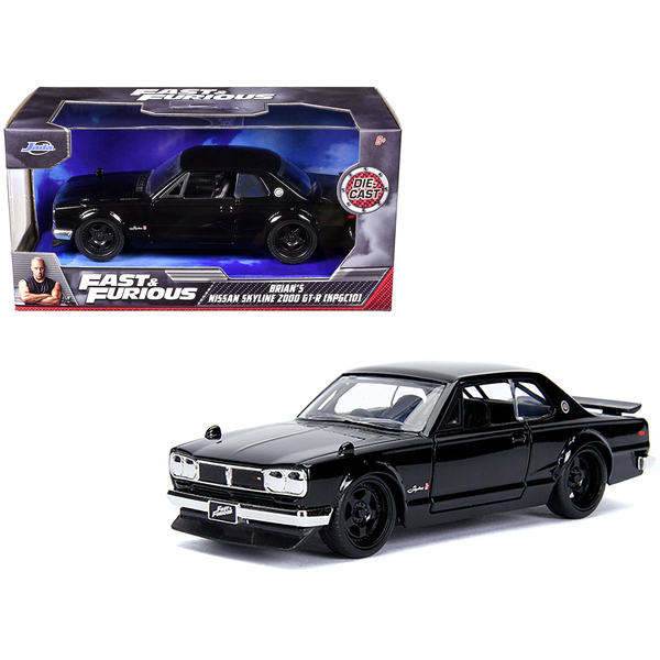 Jada Brian's Nissan Skyline GT-R Black 1/32 Diecast
