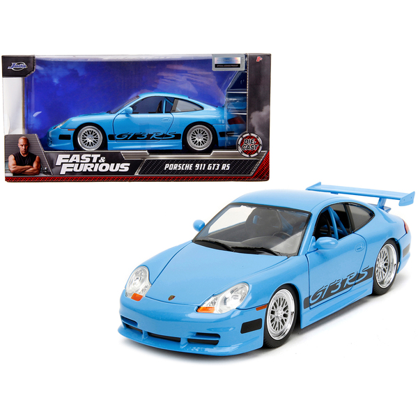 Jada Fast & Furious Porsche 911 GT3 RS Light Blue 1/24 Scale