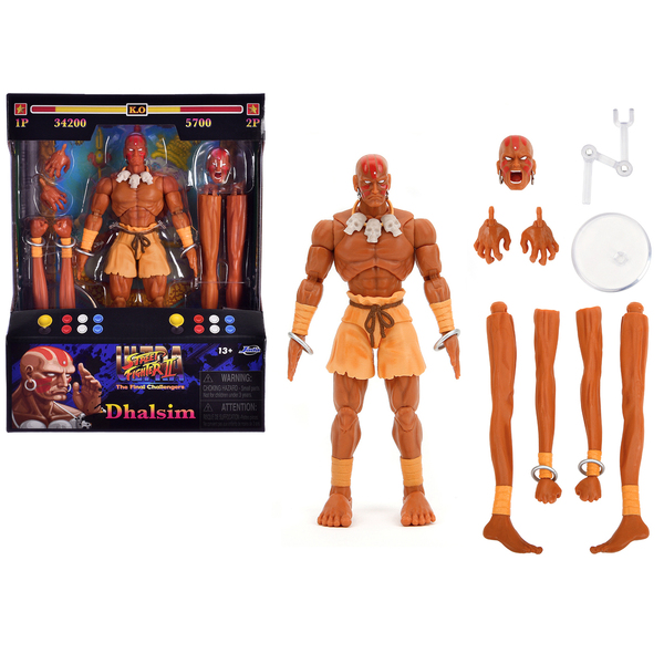 Jada Dhalsim 6" Street Fighter Action Figure