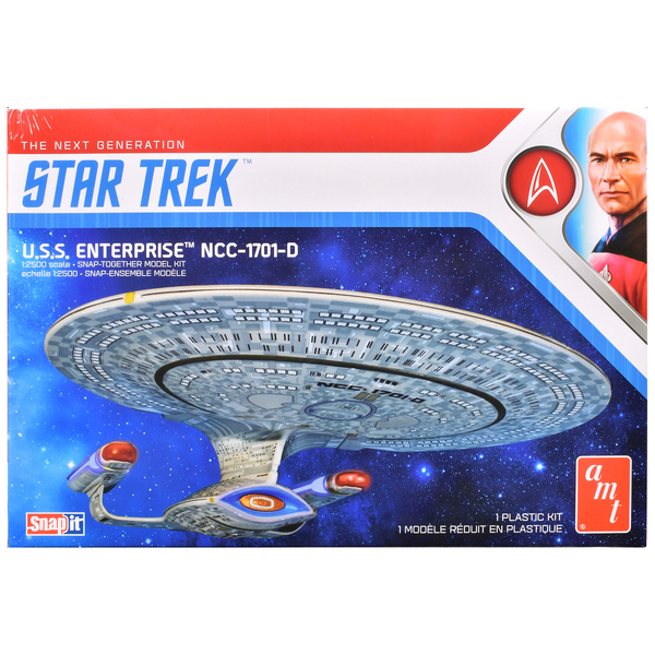 AMT U.S.S. Enterprise NCC-1701-D 1/2500 Scale Model