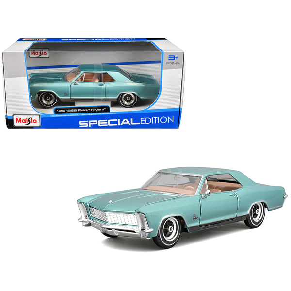 Maisto 1965 Buick Riviera Gran Sport Light Blue 1/26