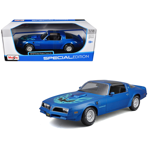 Maisto '78 Pontiac Firebird Trans Am - Blue Metallic 1/18