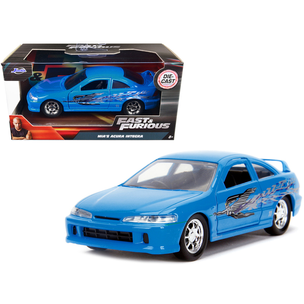 Jada 'Fast & Furious' Mia's Acura Integra - Light Blue 1/32 Model
