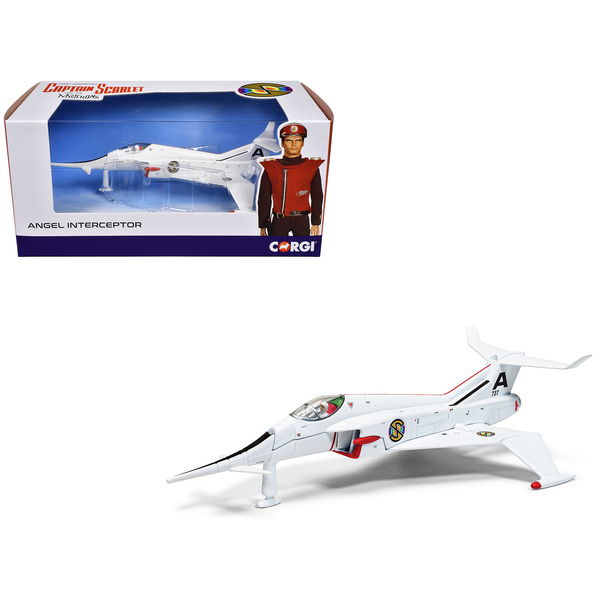 Corgi Captain Scarlet Angel Interceptor White 1/72 Diecast Model