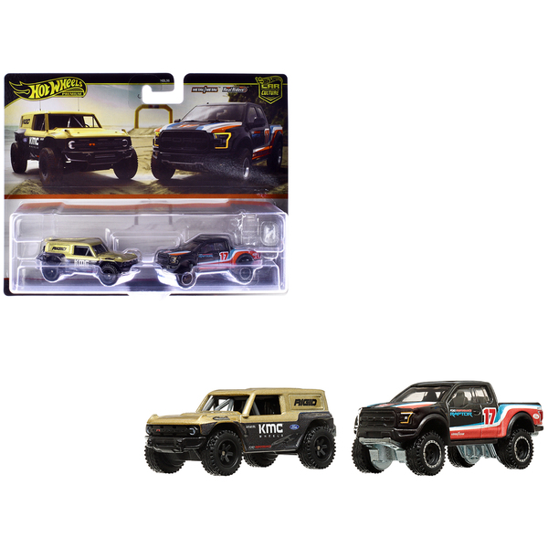 Hot Wheels Ford Bronco R & F-150 Raptor Set - Car Culture