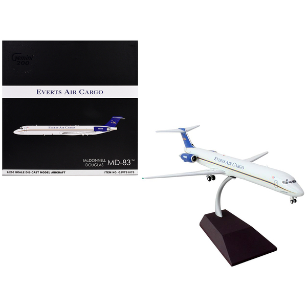 GeminiJets Everts Air Cargo MD-88 1/200 Scale Diecast Model