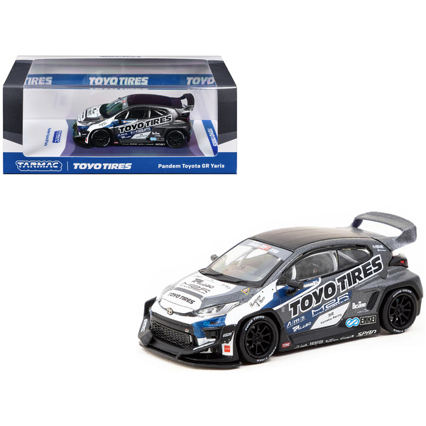 Tarmac Works 1:64 Toyota Pandem GR Yaris - Gray Metallic