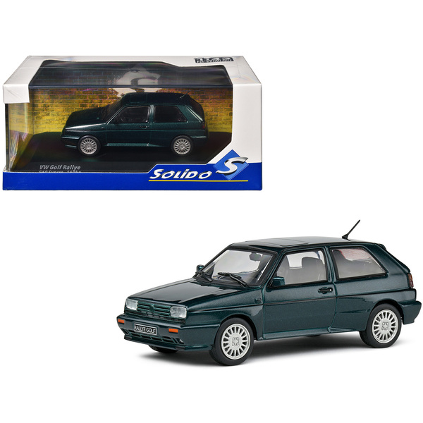 Solido 1989 VW Golf Rallye G60 Green Metallic 1/43 Diecast