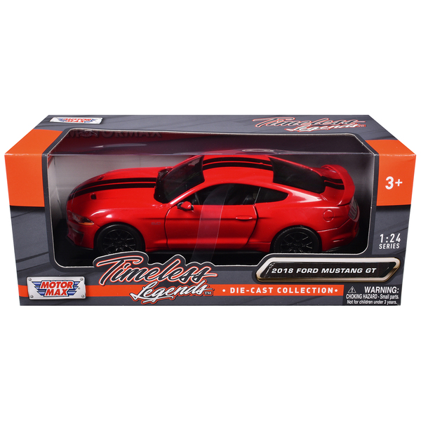 Motormax 2018 Ford Mustang GT 5.0 Red | 1/24 Scale
