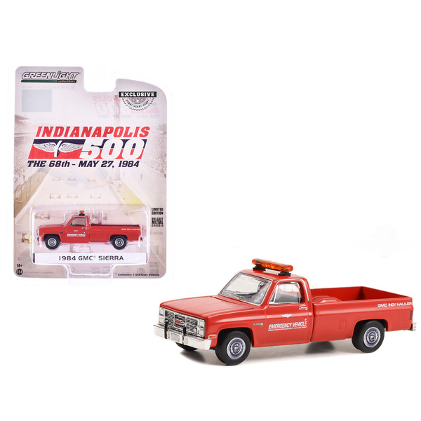Greenlight 1984 GMC Sierra Indy 500 Emergency 1:64 Scale