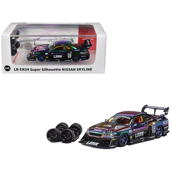CM Models Nissan Skyline LB-ER34 Chameleon Metallic