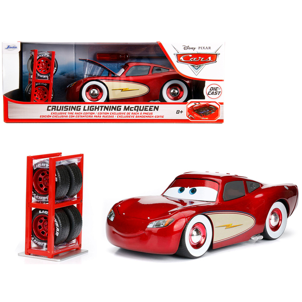 Jada Hollywood Rides Cruising Lightning McQueen - Red