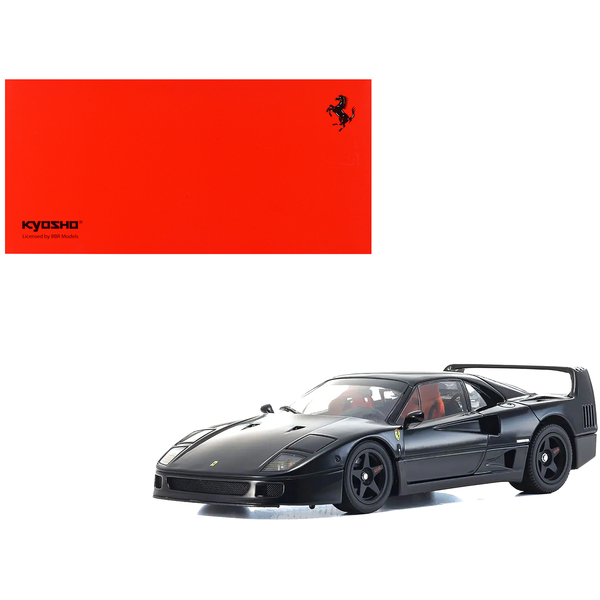 Kyosho Ferrari F40 Black 1/18 Scale Diecast Model