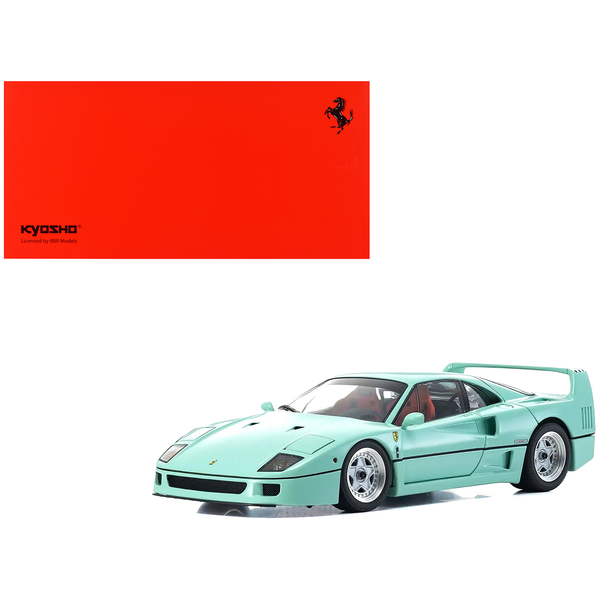 Kyosho Ferrari F40 1/18 Mint Green Diecast Model