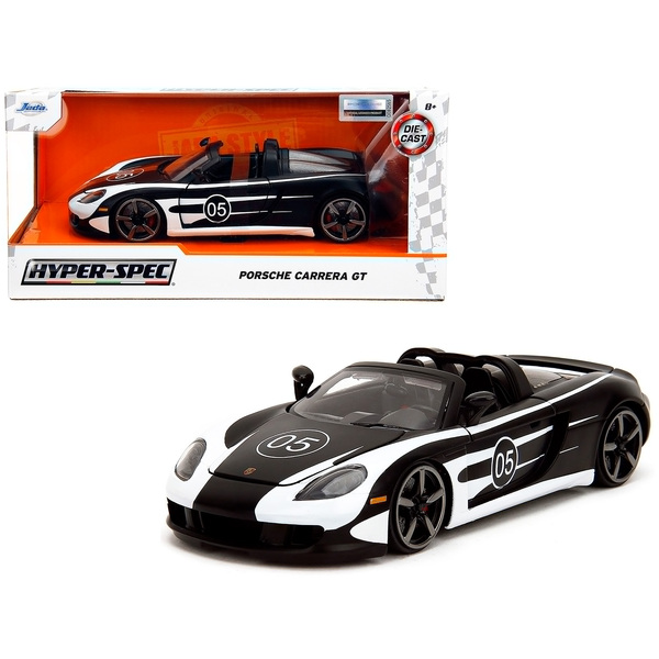 Jada Hyper-Spec Porsche Carrera GT Convertible 1/24 Black