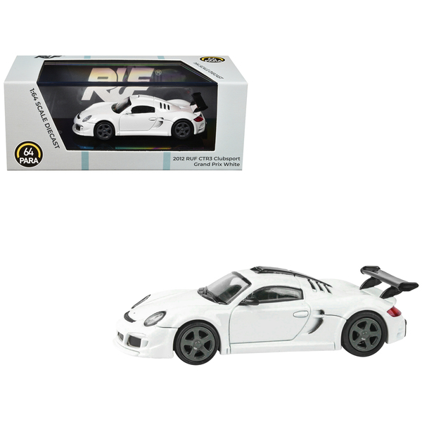 Paragon RUF CTR3 Clubsport Grand Prix White 1/64 Scale Model