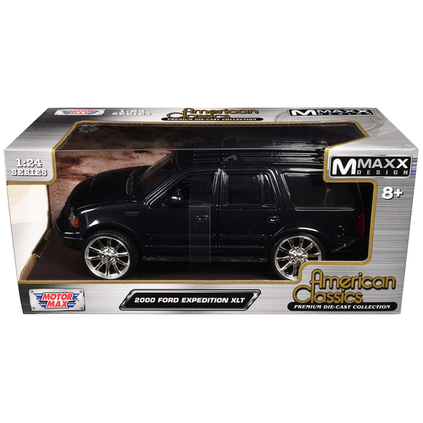 Motormax 2000 Ford Expedition XLT Black 1/24 Scale