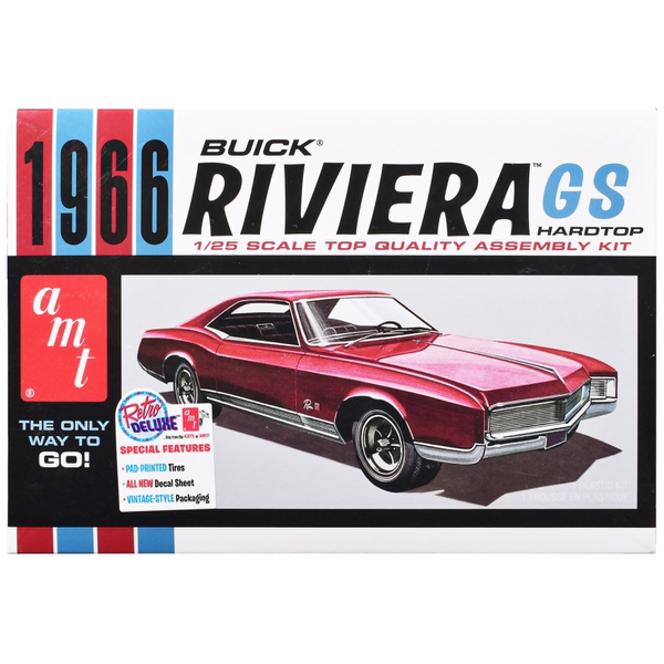 AMT 1966 Buick Riviera GS 1/25 Scale Model Kit
