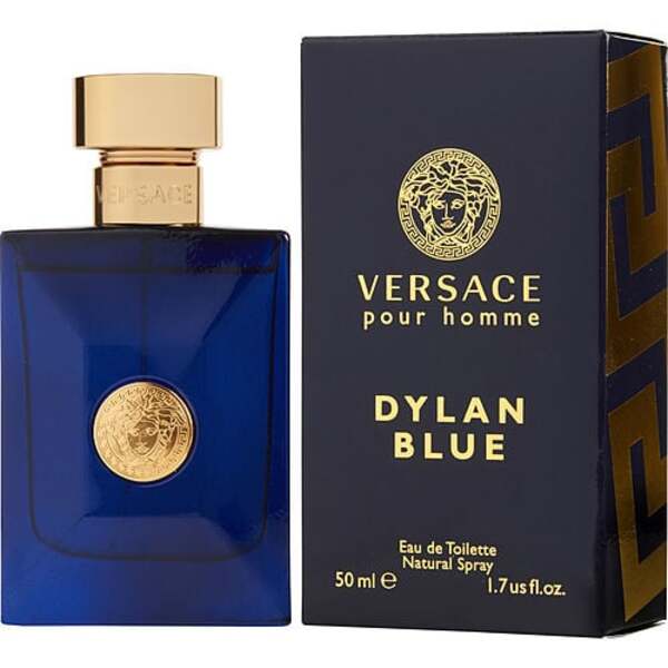 Versace Dylan Blue: Aromatic Eau de Toilette Spray - 1.7 oz for Men