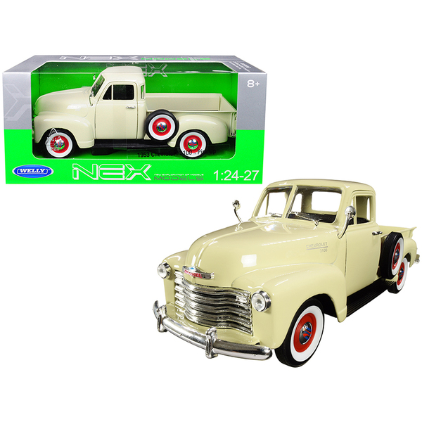 Welly 1953 Chevrolet 3100 Pickup Truck Cream 8-inch