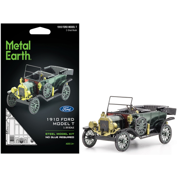 Metal Earth 1910 Ford Model T Green Steel Model Kit
