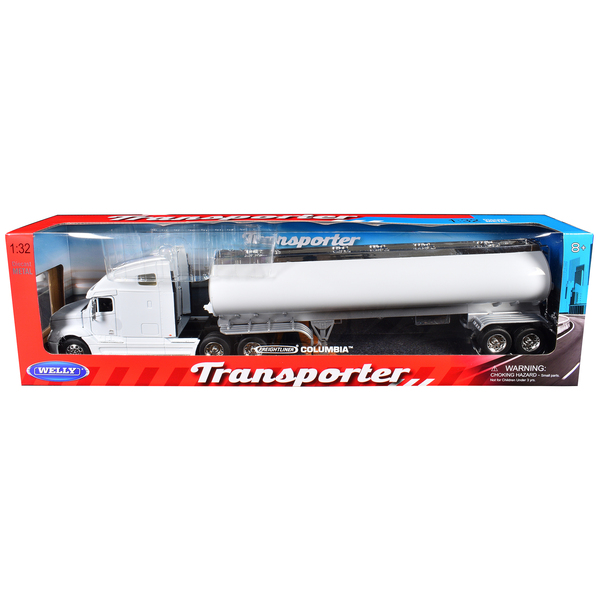 Welly Freightliner Columbia Truck & Tanker Trailer 1/32