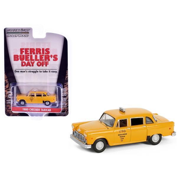 Greenlight '80 Checker Taxi - Ferris Bueller's Day Off, 3"