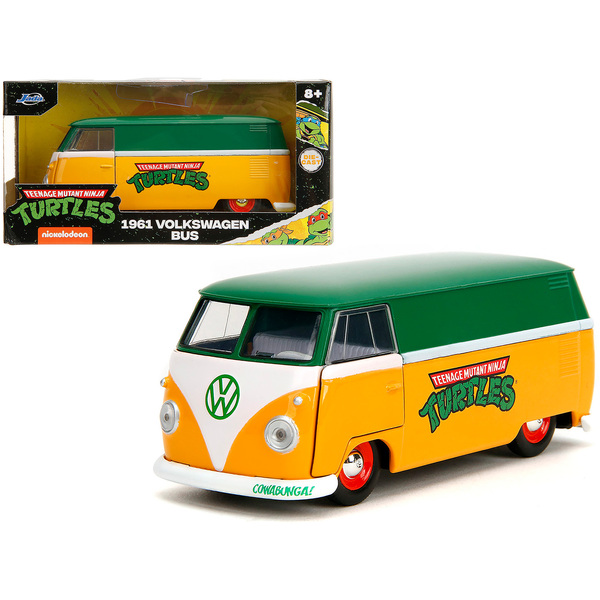 Jada 1961 VW Bus TMNT Green Yellow 1/32