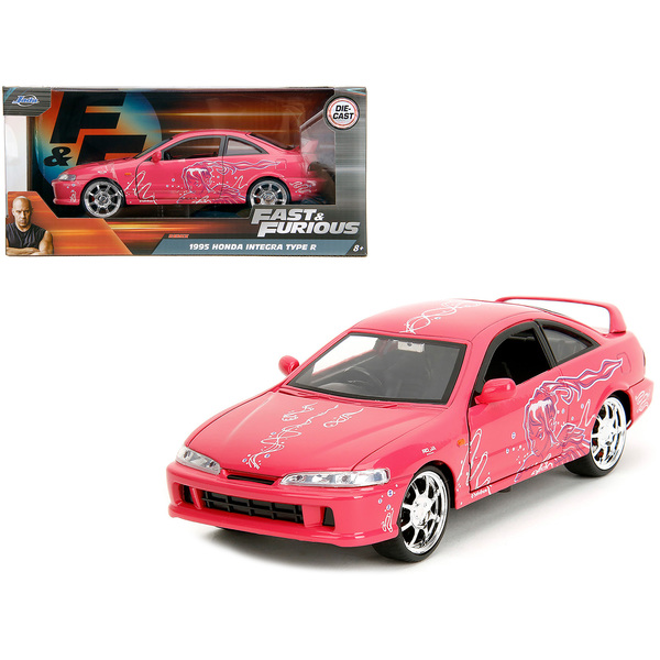 Jada 1995 Honda Integra Type R Pink 1/24 Diecast