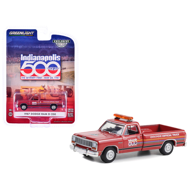 Greenlight 1987 Dodge Ram Indy 500 Official Truck 1:64