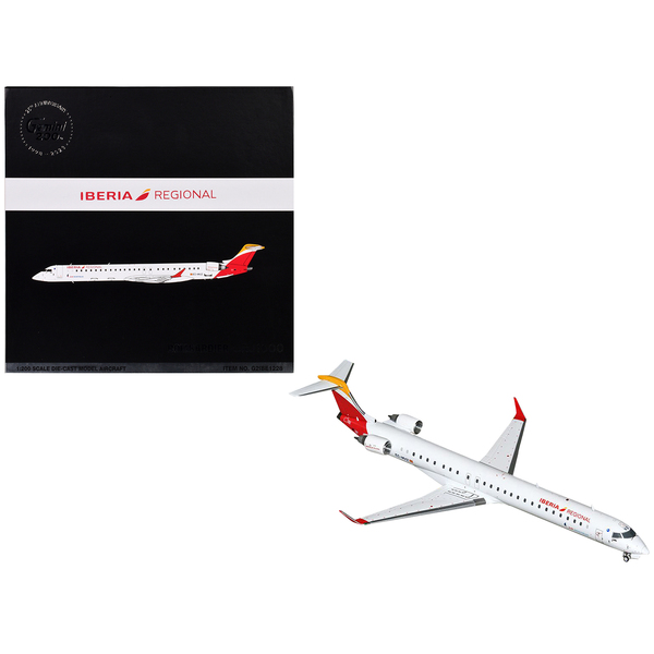 GeminiJets Iberia Regional CRJ1000 1/200 Scale Model EC-MVZ