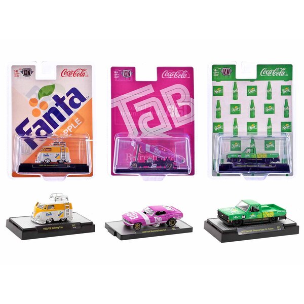 M2 Machines "Sodas" 3-Car Diecast Set Release 47