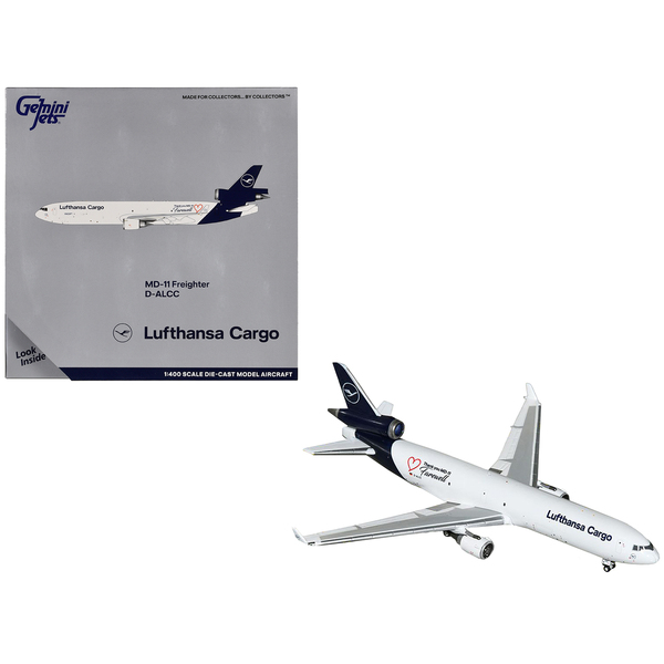 GeminiJets Lufthansa Cargo MD-11F Diecast Model 1/400