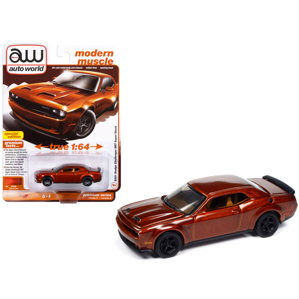 Autoworld Sinamon Stick Orange Challenger SRT Super Stock - 1/64