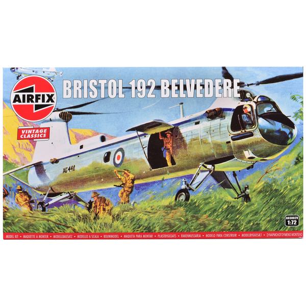 Airfix Bristol Belvedere Helicopter 1/72 Scale Model Kit