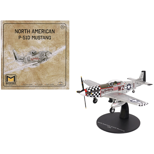 Militaria Die Cast P-51D Mustang 1/72 Scale