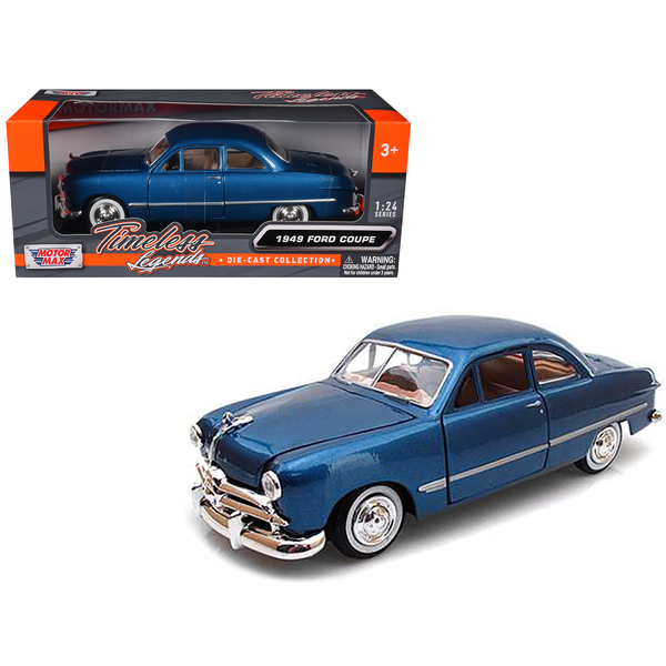 Motormax 1949 Ford Coupe Diecast Model - Blue