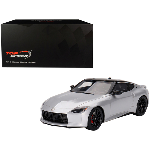 Top Speed Nissan Z Performance 1/18 Scale Model in Brilliant Silver