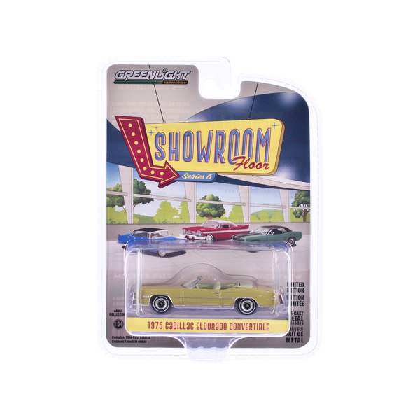 Greenlight 1/64 1975 Cadillac Eldorado Convertible - Gold
