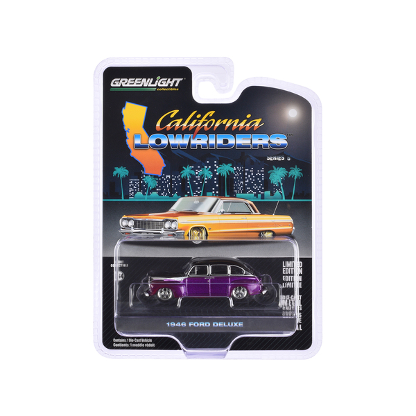 Greenlight 1/64 Ford Fordor Super Deluxe - Dark Purple/Black