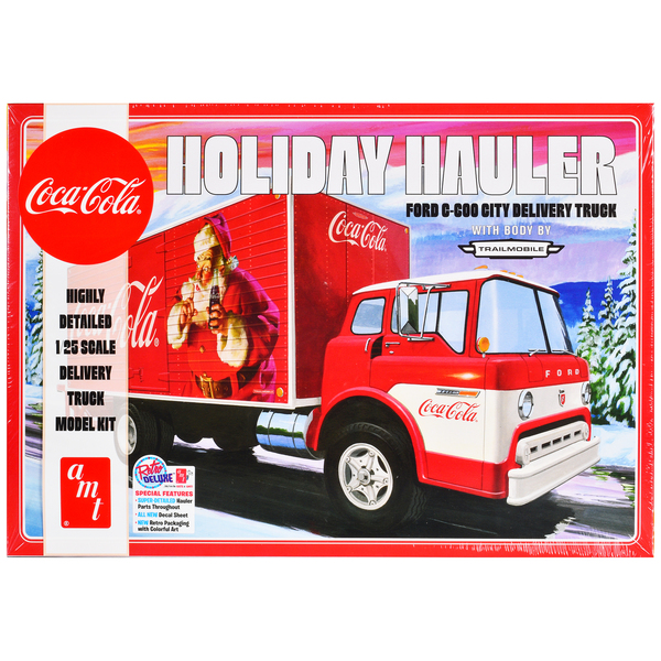 AMT Coca-Cola Holiday Hauler Ford C-600 1/25 Scale Model Kit