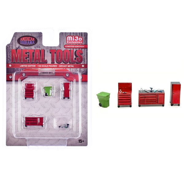 American Diorama 1/64 Scale Metal Tool Set B