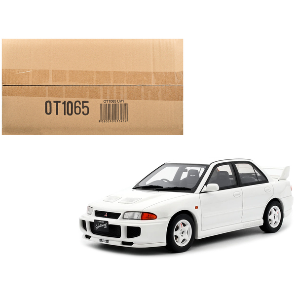 Otto Mobile 1/18 Mitsubishi Lancer Evo III Scotia White