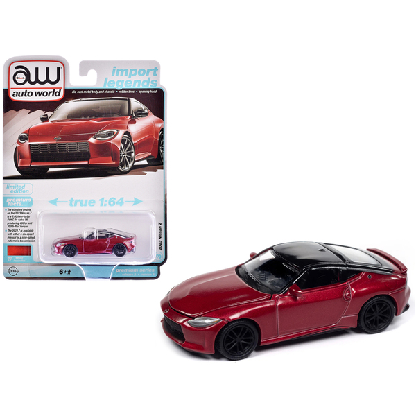 Auto World 1/64 Nissan Z Passion Red Metallic