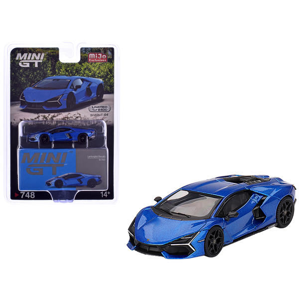 Mini GT Lamborghini Revuelto, Blu Eleos