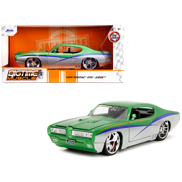 Jada 1969 Pontiac GTO Judge 1/24 Green/Silver