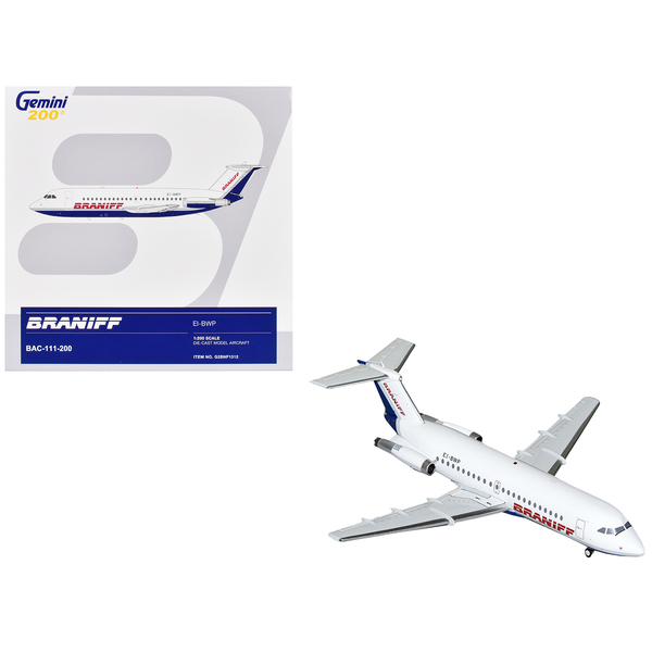 GeminiJets Braniff International BAC 111-200 1/200 Scale Model