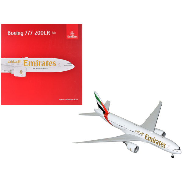 GeminiJets Emirates Boeing 777-200LR 1/200 Scale Model